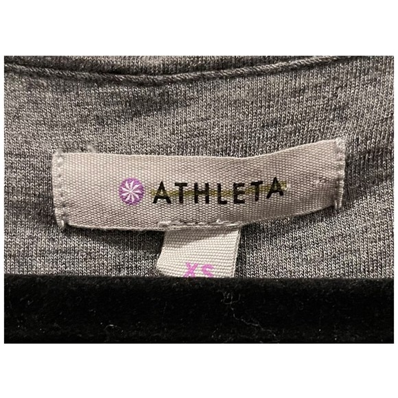 ATHLETA Solstice Long Sleeve Grey Midi Dress - Picture 2 of 3